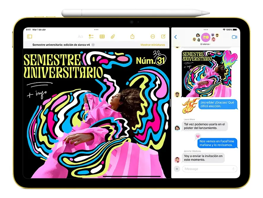 TABLET APPLE IPAD 11″ (A16) 256 gb Plata - Open Box - Imagen 4